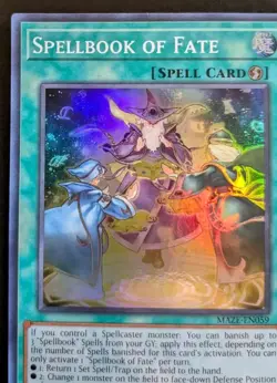Spellbook Of Fate MAZE-EN059 1st Edition Super Rare Maze Of Memories Yu-Gi-Oh! - Image 2