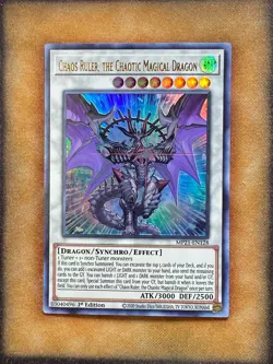 Yugioh Chaos Ruler the Chaotic Magical Dragon MP21-EN128 Ultra Rare 1st Ed NM - Image 1