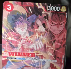 Monkey.D.Luffy (Winner Pack Vol. 1) NON-FOIL P-006 One Piece Promotion Card LP - Image 4