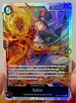 Sabo (Reprint) OP04-083 Premium Booster -The Best- Vol. 2 One Piece Foil NM - Image 2