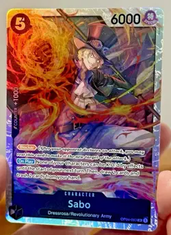 Sabo (Reprint) OP04-083 Premium Booster -The Best- Vol. 2 One Piece Foil NM - Image 3