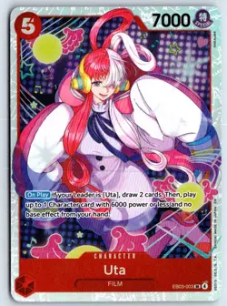 Uta (003) EB03-003 One Piece Extra Booster: One Piece Heroines Edition Foil NM - Image 1
