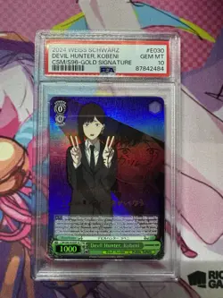 Weiss Schwarz PSA 10 Devil Hunter, Kobeni CSM/S96-E030SP SP English - Image 1