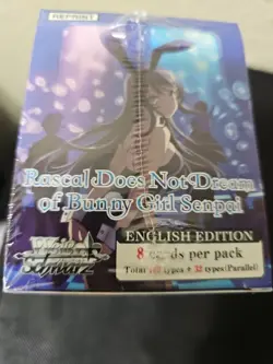 Rascal Does Not Dream Of Bunny Girl Booster Box - Weiss Schwarz - Sealed - EN - Image 2