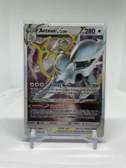 Arceus VSTAR - (Metal Card) 123/172 Pokemon - UPC PROMO - MP - Image 1