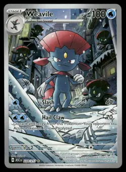Pokemon Cards Weavile 228/217 Ascended Heroes Illustration Rare NM *1 - Image 1