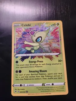 Celebi 009/185 Swsh04: Vivid Voltage Holo. Pokemon TCG Card - Image 1