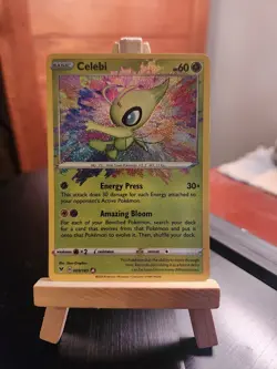 Celebi 009/185 Swsh04: Vivid Voltage Holo. Pokemon TCG Card - Image 2
