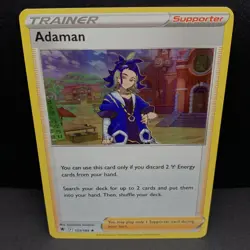 Adaman Holo 135/189 Astral Radiance Pokemon Trading Card - Image 1