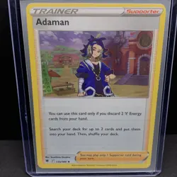 Adaman Holo 135/189 Astral Radiance Pokemon Trading Card - Image 3