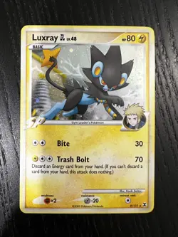 Luxray GL lv.48 9/111 Rare Rising Rivals Holo Pokemon Card NEAR MINT NM - Image 1