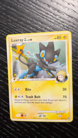 Luxray GL lv.48 9/111 Rare Rising Rivals Holo Pokemon Card NEAR MINT NM - Image 2