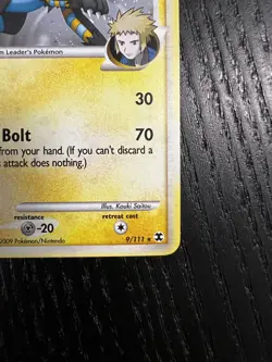 Luxray GL lv.48 9/111 Rare Rising Rivals Holo Pokemon Card NEAR MINT NM - Image 5