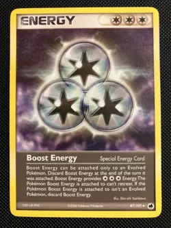 Pokemon TCG Boost Energy 87/101 Dragon Frontiers Common Card 2006 (LP) - Image 1