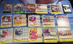 One Piece Card Game TCG 330+ Card Lot With Starter Deck Big Mom Pirates - Image 2