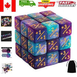 Eye-Catching 24 PCS Mixed Color D6 Dice Counters for Card Games - Safe & Fun - Image 1