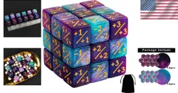 Eye-Catching 24 PCS Mixed Color D6 Dice Counters for Card Games - Safe & Fun - Image 2
