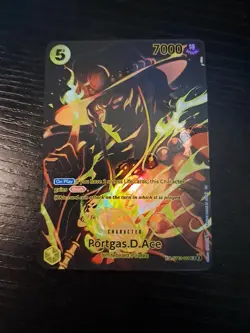 Portgas D. Ace Legacy of the Master One Piece Card SR/SP OP12 ST13-011 - Image 1