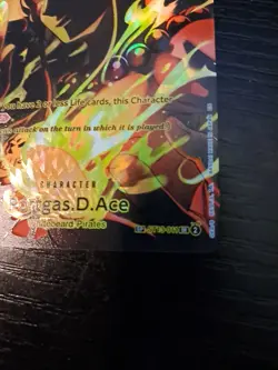 Portgas D. Ace Legacy of the Master One Piece Card SR/SP OP12 ST13-011 - Image 3