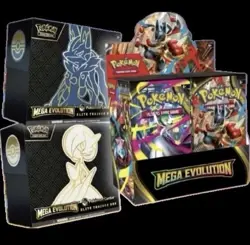 ✅PRESALE✅ Pokemon TCG Mega Evolutions ETB & Booster Box (PREORDER) 9/26/25 SHIP - Image 1