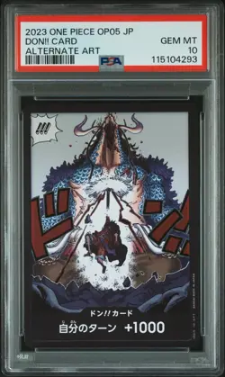 2023 One Piece Japanese Op05 Awakening Of The New Era Don!! Card PSA 10 - Image 1
