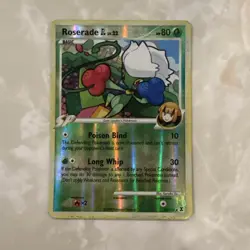 Roserade GL 12/111 Holo Platinum Rising Rivals Pokemon Card LP/MP - Image 1