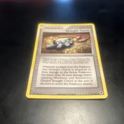 Uncommon Strength Charm Pokemon Trainer Card, Dragon Frontiers 81/101 Nintendo - Image 1
