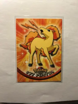 Ponyta #77 2000 Topps Pokemon Card TV Animation Edition Series 2 Blue Logo - Image 1