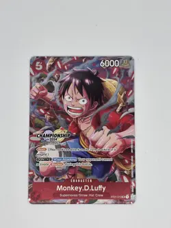 Monkey.D.Luffy - ST01-012 - 2024 Championship - English - One Piece Card Game - Image 1