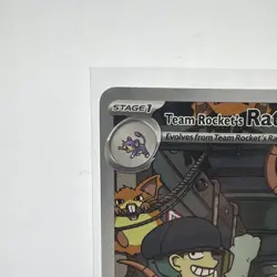 Team Rocket's Raticate Illustration Rare SV10: Destined Rivals 202/182 NM Card - Image 2