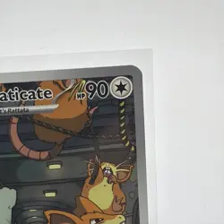 Team Rocket's Raticate Illustration Rare SV10: Destined Rivals 202/182 NM Card - Image 3