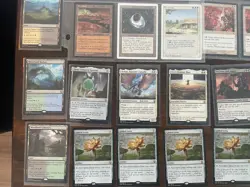 MTG Card Lot See Pictures: Revised, Tempest, Dominaria Mythics/Rares/Lands - Image 3