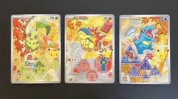 Pokemon First Partner Illustration Collection Series 2 Complete Set 9 Cards - Image 3