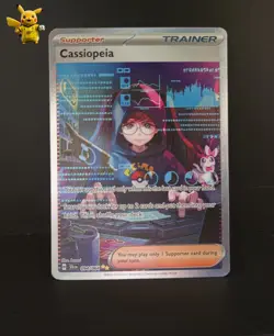 Cassiopeia Trainer Holo Card Pokemon TCG S&V Shrouded Fable 094/064 - Image 1