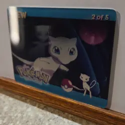 Pokemon Mew Lenticular Full Motion The First Movie Promotional Card 2 Of 5 - Image 3