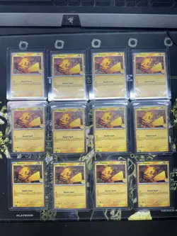 Pokemon TCG Pikachu 051/162 Pokemon Day Cosmos Holos Lot of 12 - Image 1