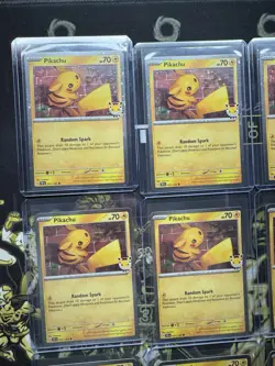 Pokemon TCG Pikachu 051/162 Pokemon Day Cosmos Holos Lot of 12 - Image 2