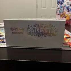Pokemon Center Prismatic Evolutions ETB New Sealed (ding in corner) - Image 5