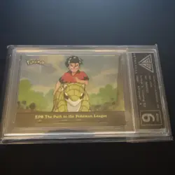 EP8 The Path To The Pokemon League HOLO - Topps TV Animation - Image 1