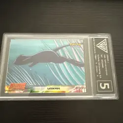 Pokemon Topps Legends #1 Mewtwo Strikes Back Movie Blue Logo - Image 1