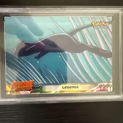 Pokemon Topps Legends #1 Mewtwo Strikes Back Movie Blue Logo - Image 2