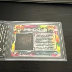 Pokemon Topps Legends #1 Mewtwo Strikes Back Movie Blue Logo - Image 3