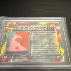 Pokemon Topps Mewtwo Srtikes Back #27 Stealing Pokemon - Image 4