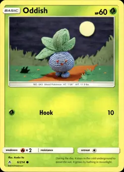 Oddish - Unbroken Bonds 6/214 - MINT - Pokemon - Image 1