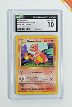 Pokemon CGC 10 Charmeleon #24 Base Set 2000 Italiano - Image 1