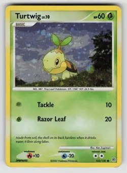 Turtwig 103/130 Common Diamond & Pearl Pokemon MP - Image 1