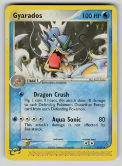 Gyarados 32/97 Uncommon Dragon Pokemon DMG - Image 1