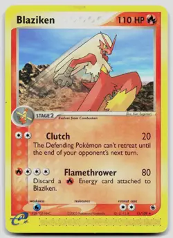 Blaziken 15/109 Ruby & Sapphire Pokemon MP - Image 1