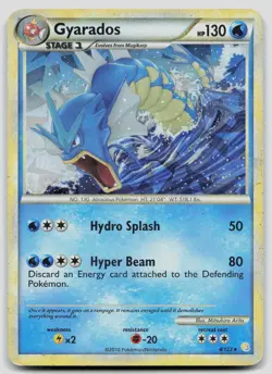 Gyarados 4/123 HeartGold & SoulSilver Pokemon HP - Image 1