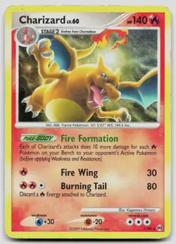 Charizard 1/99 Arceus Holo Pokemon HP - Image 1